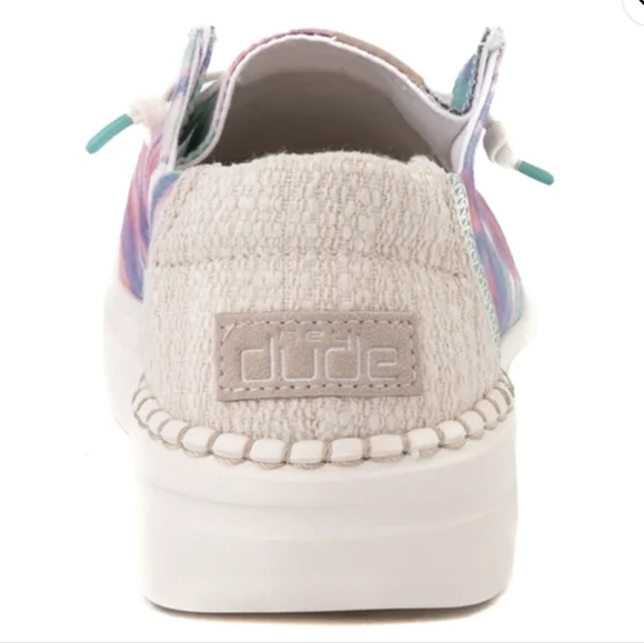 HEY DUDE WENDY RISE PLATFORM CANDY TIE DYE - Picture 4 of 6